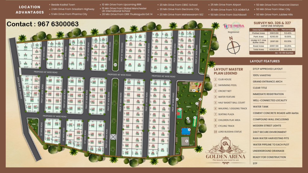 srisailam highway plots for sale 